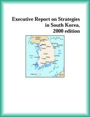 Front cover of Executive Report on Strategies in South Korea, 2000 edition (Strategic Planning Series) by South Korea Research Group