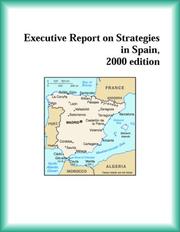 Front cover of Executive Report on Strategies in Spain, 2000 edition (Strategic Planning Series) by Spain Research Group