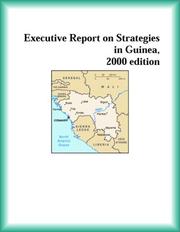 Front cover of Executive Report on Strategies in Guinea, 2000 edition (Strategic Planning Series) by The Guinea Research Group