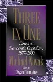 Cover of THREE IN ONE by Michael Novak