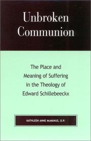 Front cover of Unbroken Communion by Kathleen Anne McManus