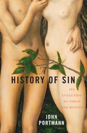 Cover of A history of sin by John Portmann