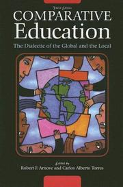 Cover of Comparative Education by Arnove Robert