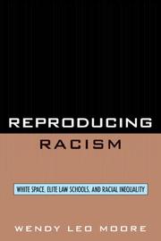Cover of Reproducing Racism by Moore Wendy