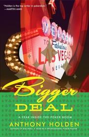 Cover of Bigger Deal by Anthony Holden