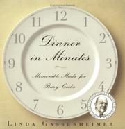 Cover of Dinner in Minutes by Linda Gassenheimer