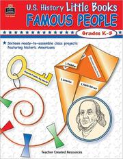Front cover of U.S. History Little Books by BRENDA STRICKLAND