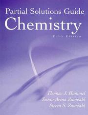 Front cover of Chemistry, 5th edition (Partial Solutions Guide) by Steven S. Zumdahl