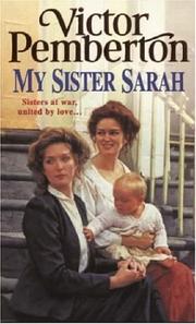 Front cover of My Sister Sarah by Victor Pemberton
