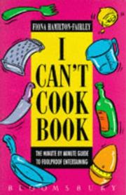 Cover of The I Can't Cook Book by Fiona Hamilton-Fairley