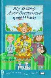 Front cover of Aunt Boomerang Bounces Back by Roy Apps