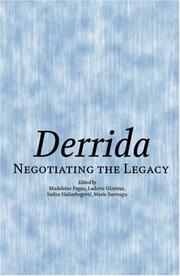 Cover of Derrida by Madeleine Fagan