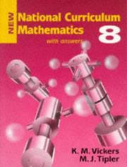 Front cover of New National Curriculum mathematics by K. M. Vickers