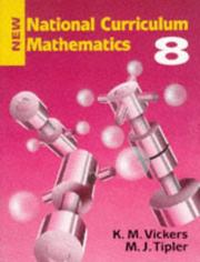 Cover of New National Curriculum Mathematics by K.M. Vickers