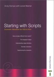 Cover of Starting with scripts by Andy Kempe