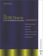 Front cover of The GCSE Drama Coursebook by Andy Kempe