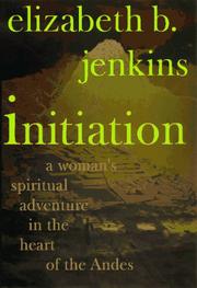 Cover of Initiation by Elizabeth B. Jenkins