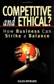 Cover of Competitive and Ethical by Giles Wyburd
