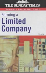 Front cover of Forming a Limited Company by Patricia Clayton