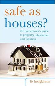 Cover of Safe as houses? by Liz Hodgkinson