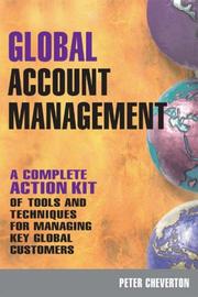 Cover of Global account management by Peter Cheverton