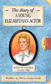 Front cover of Diary of a Young Elizabethan Actor (History Diaries) by Moira Butterfield