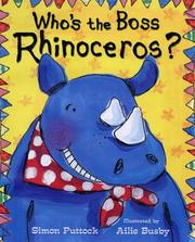 Front cover of Who's the Boss Rhinoceros by Simon Puttock
