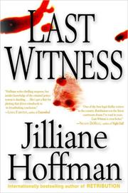 Front cover of Last witness by Jilliane Hoffman