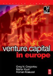 Cover of Venture capital in Europe by Greg N. Gregoriou