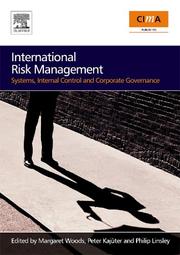 Front cover of International Risk Management by Margaret Woods
