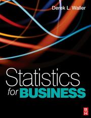 Cover of Statistics for Business by Derek L. Waller