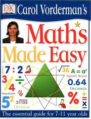 Front cover of Maths Made Easy (Carol Vorderman's English Made Easy) by Carol Vorderman