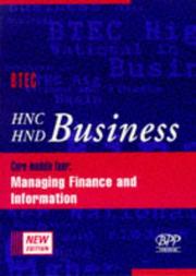 Front cover of HNC/HND Business (HNC/HND Business Series) by BPP