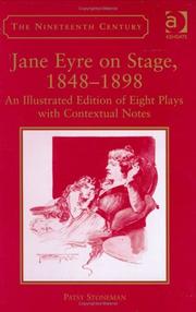 Front cover of Jane Eyre on Stage, 18481898 (The Nineteenth Century Series) by Patsy Stoneman