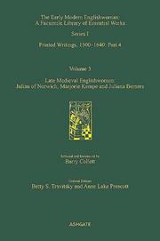 Front cover of Late medieval Englishwomen by Barry Collett