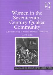 Front cover of Women In The Seventeenth-Century Quaker Community by Catie Gill