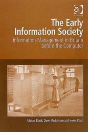 Cover of The early information society by Alistair Black