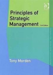 Cover of Principles of Strategic Management (Innovative Business Textbooks) by Tony Morden