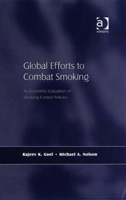Front cover of Global efforts to combat smoking by Rajeev K. Goel