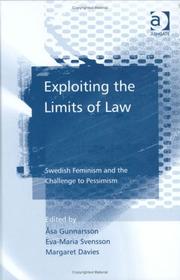 Front cover of Exploiting the limits of law by Eva-Maria Svensson
