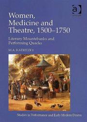 Front cover of Women, Medicine and Theatre, 1500-1750 by M. A. Katritzky