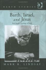 Front cover of Barth, Israel, and Jesus (Barth Studies) by Mark R. Lindsay