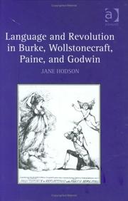 Front cover of LANGUAGE AND REVOLUTION IN BURKE, WOLLSTONECRAFT, PAINE AND GODWIN by Jane Hodson