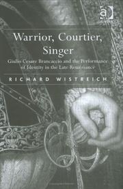 Front cover of Warrior, courtier, singer by Richard Wistreich