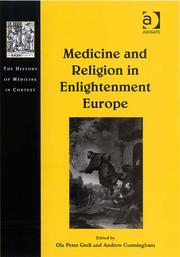 Cover of MEDICINE AND RELIGION IN ENLIGHTENMENT EUROPE; ED. BY OLE PETER GRELL by Ole Peter Grell