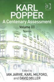 Cover of Karl Popper by Ian Charles Jarvie
