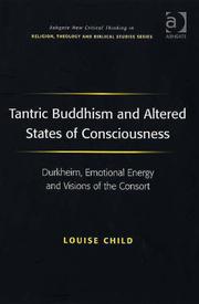 Cover of Tantric Buddhism and Altered States of Consciousness (Ashgate New Critical Thinking in Religion, Theology, and Biblical Studies) by Louise Child