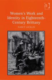 Front cover of Women's Work and Identity in Eighteenth-Century Brittany by Nancy Locklin