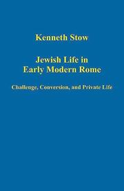 Front cover of Jewish Life in Early Modern Rome by Kenneth Stow