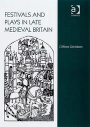 Cover of Festivals and Plays in Late Medieval Britain by Clifford Davidson
